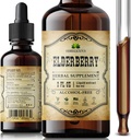 Ekstrak Elderberry Organ Hitam - Tambahan Elderberry Herbal - Ammune Boosters untuk Dewasa, Digetical & Heart Dukungan - Antioksidants, Vitamin C & Fiber - 2 oz Liquid untuk Pria & Perempuan