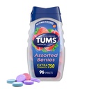 TUMS Ekstra Kekuatan Didukung Berries Antax Tablet untuk Relief Heartburn, jumlah 96