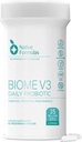 Probiotik Formula V3 asli, Prebiotik, Suplemen Mineral Fulvic - 35 Milyar CFU - 6 Strain - 60 Vegan - Perempuan & Pria - FODMAP Friendly - Supports Digeatly, Imune & Gut Health