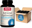 Jarrow Formulas Adrenal Optimizer dengan Ashwagandha, Chamomile dan Schizandra Extract, Support Reduction of Occational Stress, 120 Vegan Tablets, 60 Day Supply (Pack OF12)
