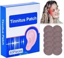 Relief Tinnitus untuk Telinga Berdering, 120PCS Tinnitus Patches, Efektif Relieves Mendengar Loss 3BOX