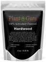 Tanaman Guru Aktivated Arang Powder 4 oz. HARDWOOD - Food Grade Kosher Non- GMO - Pemutih Gigi, Mask Facial dan Membuat sabun. Memroses Detoksifikasi Alam dan Membantu Ditraffic