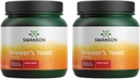 Swanson 100% Pure Brewer 's Yeast Powder GMO-Free 1 lb (454 g) Pwdr (2 Pack)