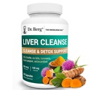 Dr. Berg Liver Cleanse Detox Capsules w / Unique Blend of Milk Thistle, Ox Bille & Flounder - Tambahan Hati Termasuk Turmeric, Black Pepper & Choline - 60 Capsules