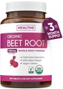 Tablet Root Beet Organik - Ekstra Kekuatan Beet Ekstra dengan Ekstra Pepper Ekstrak untuk Penarikan Absorpsi Didukung Hati Kesehatan Nitric Oxide Produksi (3 Bulan)