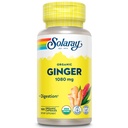 Jahe Organik SOLARAY 1080 mg - Suplemen Jahe Organik - Melepaskan Nausea dan Vomiting Berasosiasi dengan Motion Sickness, Mendukung Kesehatan Gabungan - Vegan, Non Drowsy, Jaminan 60- Day, 50 Pelayan