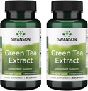 Swanson Green Tea Extract 500 Miligram 60 Capsules (2 Pack)