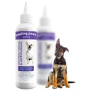 Smiling Paws Pets Medici Tris Flush Dog Ear Cleaner Sotion and Infeksi Treatment for Dogs and Cats Ear Flush for Dogs Ear Cleaner for Dogs & Cats - Cat & Dog Ear Wash Berisi Berisi Berisi Ketoconazole 12oz