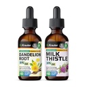 BIO KRAUTER Dandelion Tsuture 2 Fl Oz. & Milk Thistle Tincture 2 Fl. Oz.