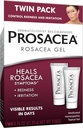 Prosacea - Obat Perawatan Rosacea untuk Wajah - Kesehatan Romacea Gejala Kemerahan, Pimples dan Irritation - Fragrance Bebas - Kembaran Kembar - Dua 0.75oz Tubes (1.5oz Total)