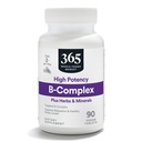 365 oleh Whole Foods Market, Potency Tinggi Vitamin B Kompleks dengan Herbal Dukungan Tablet, 90 CT