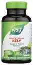 Nature 's Way Kelp, Support Thyroid Fungsi *, 600 mg per Serving, Non-GMO Project Verified, 180 Capsules (Packaging May Vary)