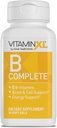 VitaminXL B Lengkap adalah Kompleks B Spectrum Penuh Terbuat dengan B1, B5, B6, B12, Biotin, Niasin, Riboflavin, dan Falate, Juga dengan Choline dan inositol (30 Soft Gels, 30 Pelayan)