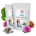 black cohosh menopause relief - MenenopaUSE TEA 28 hari, non gmo, 100% semua herbal alami, bebas kafein, hitam kohosh, gingko, merah semanggi, kayu manis chip, eleuthero, licorice, menopause - 2 Bags 28 hari