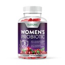 Dibangun oleh Nature Progities for Women Gummies 3 Milyar CFU, 6 Strains Probiotic dengan Cranberry Suplement, Digetical, Imune, Haminal & Uriner Health, Shelf Stable, 60 Gummy