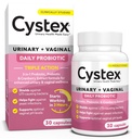 Cystex 3-in- 1 Probiotik Tract Uriner for Women - Fast-Acting UTI & Yeast Infeksi Dukungan dengan Prebiotik, Progren, & Cranberry - Mendukung Vaginal pH & Flora Keseimbangan - 30 Kapsul