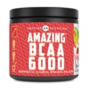 Amazing Nutition Amazing BCAA 6000 = 124; 6 Grams BCAA Per Serving = 124; 30 Servings Powings Powder = 124; Branched Chain Amino Acid Suppplemen; Made in USA (Natural Fruit Punch)