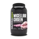 NutraBio Casein Protein Powder, Mivault Casien Powder, 25g Slow Digesting Protein, Membantu Keep You Full, Overnight Muscle Recovery & Growth, BCAA & EAA, Gluten Free, Soy Free, 2lb Strawberry Ice Cream