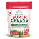 Country Farms Super Greens Berry Flavor, 50 Organic Super Foods, USDA Organic Drink Mix (Ganja Grass, Spirulina, Chlorella) Mushrooms & Programs, dengan Fiber, Gut Health, Natural Energy, 30 Servings
