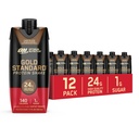 Optimum Nutition Gold Standard Protein Shake, 24g Protein, Ready to Drink Protein, Chocolate, 11 Fl Oz, 12 Count (Paket 1) (Packing May Vary)