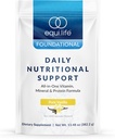 Equilife Daily Nuttration Support, All-inOne Multivitamin Meal Replacement, Pure Vanilla Flavor, 15G Plant Protein, Supports Overall Wellness Included Energy, Diatle, & Skin, 14 Servings