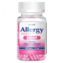 HealtA2Z £Allergy Relief 126; Diphenhydramine HCL 25mg 124; Antihistamin 124; Relief dari Itchy Throat, Sneezing, Noses Runny 124; Indoor & Outdours Allergies (200 Caplets (Paket 1)