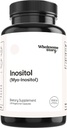 Whyesome Story Myo-Inositol Suplemen 124; Inositol Powder Capsules 124; Myoinositol 124; 2000mg Per Serving 124; 500mg Per Capsule 124; Male and Women Fertility Suplemen 124; Vitamin B8 1244; 120 Capsules