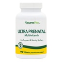 NaturesPlus Ultra Prenatal Multivitamin - 800 mcg Foodle, 90 Tablet Vegetarian - Prenatal Suplemen Besi, Iodium, Kalsium & B-Complex Vitamin - Gluten- Free - 45 Servings