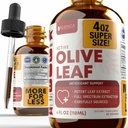 Rejuviva Health Active Olive Leaf 4oz XL Super Size Tincture - Advanced Olive Leaf Liquid Extract - Alamic Occurring Oleuropein - Imune & Heart Support Drops