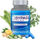 YERBERO Bypass BPRI Blue - Next Step in The BPRI Series - 30 Caps - Menampilkan Aloe Vera, Ginger, Sarsaparilla Root, Green Tea, Dandelion, Horse, dan More - 500mg per Capsule.