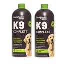 LIQUIDHEALTH Pets K9 Complete 8-1 Liquid Multivitamin untuk Dogs & Puppy Senior Dewasa, All in One Complete Formula Canine for Skin & Coat, Joint Health, Immune Support - USA Made (2 Pack)