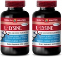 L-lysine 1000 mg Tablets - L-LYSINE 1000MG - Provious Healthy Skin - llysine Tablets - l-lysine 1000mg Tablets - I-lysine Suppplemen - llysine Oculine - lysine 1000mg Tablets, 2 Botol 200 Tab