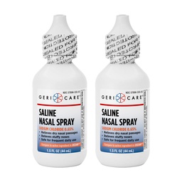 Salon Nasal GeriCare Spray 1.5 FL OZ Moisturizing Spray Sodium Chloride 0.65% (Pack of 2)