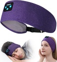 Voerou Sleep Headband Bluetooth - Adjustable Wireless Sport Headphone Sleep dengan Upgraded Battery, Tech Gifts for Women Side Sleepers Office Nap, Travel, Yoga, Workout, Meditation