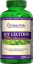 Puritan 's Pride Soy Lesithin 1200 mg 250 Rapid Lepaskan softgels