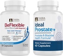 Therabotanics BeFlexible Ultra Joint Supplement and Ideal Prostate Powerful Prostate Suppplement for Men Bundle