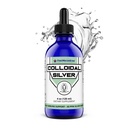 FWS Colloidal Silver, Liquid Silver Drops, 99,99% Pure Silver, 4 oz Glass Bottle, 60 Servings (2 Bulan Supplum), 50 plum, berkonsentrasi untuk Easy and Convenient Servings