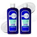 EPSOM-IT Lotion Sooting Muscle - Epsom Salt Magnesium Cream Arnica untuk Stiffness Muscle, Lotion Magnesium Topical, Menyediakan Comfort for Legs, Knee and Feet, 8.0 oz., 2-Pack