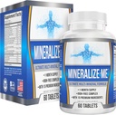 Tambahan Mineral Multipity (15- in- 1) Besi Formula Bebas 124; Potency Multimineral Tinggi 124; Escuce Trace Minegrance 124; Suplemen Multimineral 124; 60 tablet