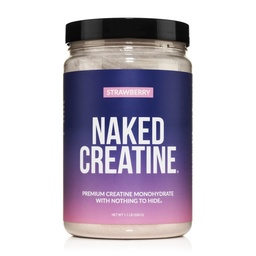 NAYWD Creatine - Strawberry Flavored Creatine Monohydrate - Real Strawberry Powder, No Addonist, Muscle Growth, Vegan, Non- GMO, Gluten Free, Soy Free - 45 Servings