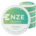 NZE Caffeine Free Nootropic Pouches (Spearmint) - Nootropic Pouches dengan Alpha GPC, L-Tyrosine & L- Theanine - Tidak Ada Gula atau Manistificial Sweeteners - 15 Nicotine Free Pouches Per Can - 5 Pack
