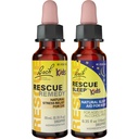 Children Day & Night Bundle, Bach RESCUE Remedy Kids Dropper [dan] RESCUE Sleep Kids Dropper- 2-Pk, Stress Relief & Sleef Dukungan dengan Esssences Bunga Alami, Homeopathic, Formula Alkohol Non-Alkohol, 10mL Ea