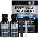 Perawatan Toenail Jamur Ekstra Kekuatan 2pcs x 30ml, Pengobatan Nail Nail Fungus, Perawatan Toail, Pengobatan Fungus Toe Nail Kekuatan Ekstra Damamed dan Dicolorasi Nails.