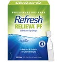 Refresh Relieva PF Lubricant Eye Drops for Dry Eyes, Preservative- Free, 0.01 Fl Oz Single - Gunakan Kontainer, 30 Count
