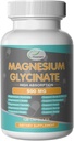 Magnesium Glycinate 500mg Capsules for Sleep, Heart, Nerve and Bone, Muscle Magnesium Suplement Complex Duxation - 120 Capsules (Suply Hari 60)