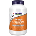 Now Foods Suplemen, AcetylL Carnitine 500 mg, Amino Acid, Brain And Nerve Cell Fungsi, 200 Veg Capsules