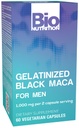 Bio Nutrition Glatinized Black Maca 60 Vegetarian Capsules 124; 1.500 mg per Serving 124; Energy Boost 124; Calcium 124; Magnesium 124; Posphorus