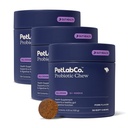 Produksi untuk Anjing, Dukung Kesehatan Gut, Diare Occasional, Digetical Health & Seasonal Allergies - Pork Flavor - 30 Soft Chews - Packing May Wary (Nilai 3-Pack)