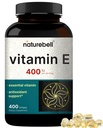NatureBell Vitamin E Oil Softgels, 400iu Per Serving, 400 Pil 134; Suplemen Antioksidan Essily, Formulir Absorbed - Supports Skin, Heart, & Imune Health - Non-GMO