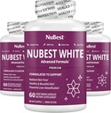 NuBest White - Supports Beautiful and Radiant Skin with Glutathione, Milk Thistle Extract, L- Cysteine, Precious Herbs dan Vitamin (3 Pack)